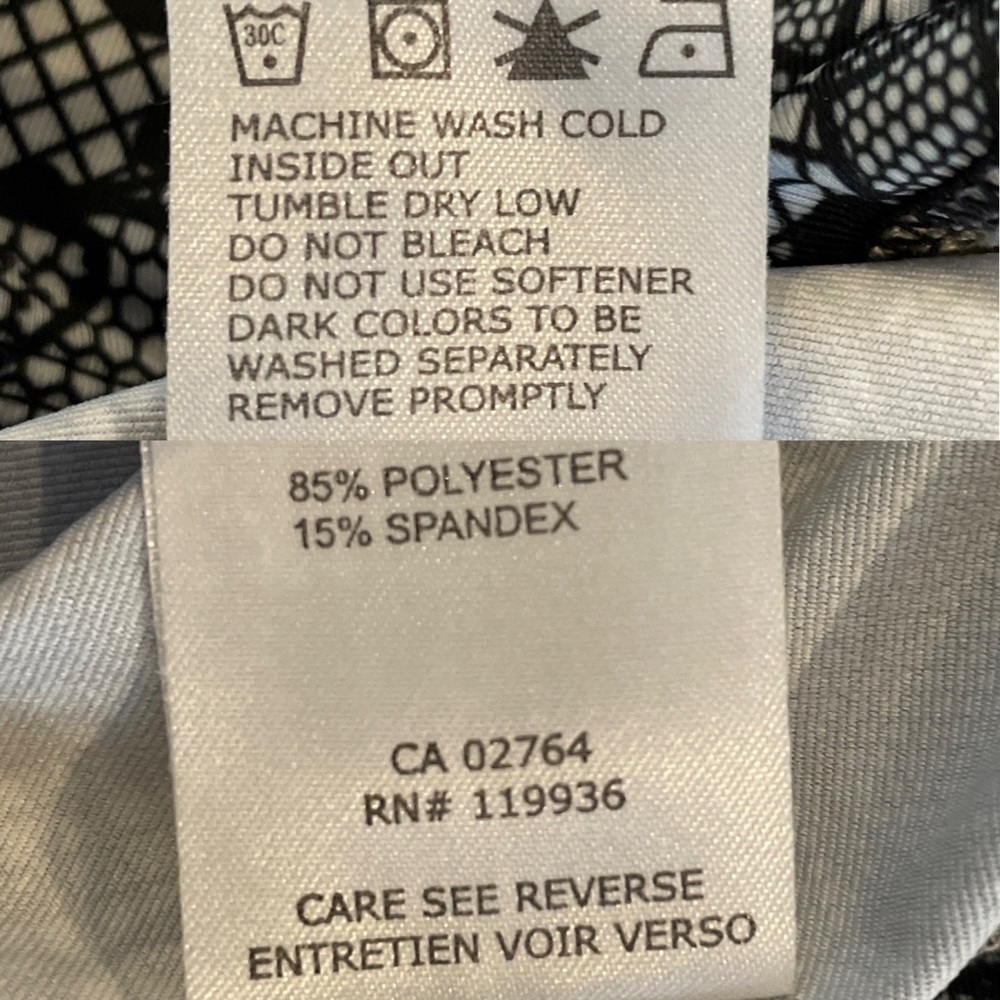 Nivo NVO Black and White Golf Athletic Top Small - Picture 11 of 16